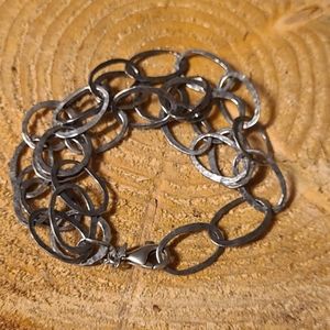 Silpada 3 strand link bracelet
